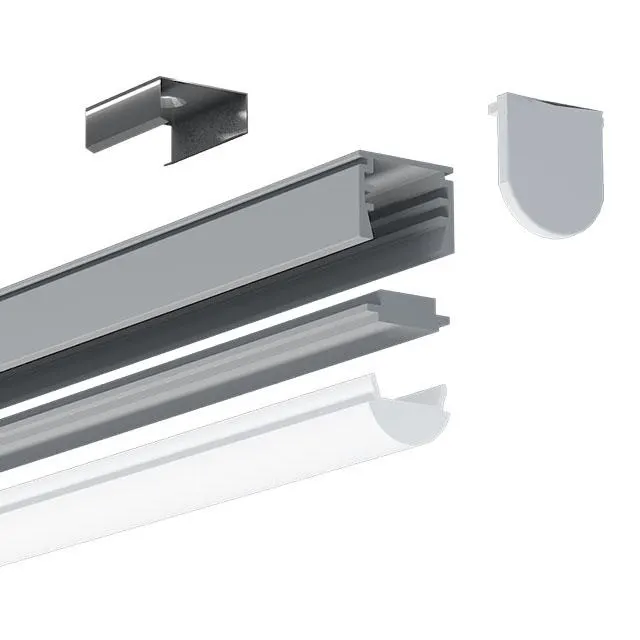 SPL-LINE LIGHT-1612H (چراغ خطی روکار لنزدار)