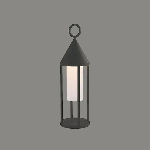 H200 – چراغ پارکی پایه کوتاه شارژی 2.2 وات