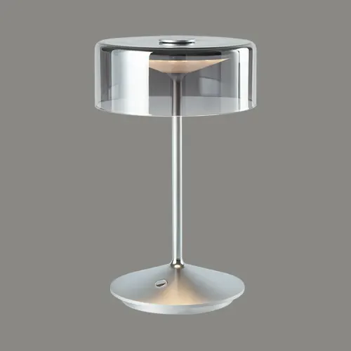 Crystal rechargeable desk/table lamp