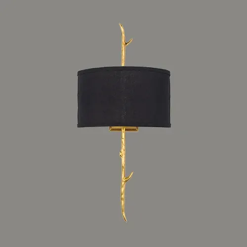 N2002 classic wall light with E14 candle base