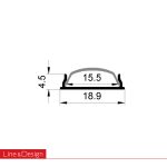 چراغ خطی curve مدل SPL-LINE LIGHT-Curve1807