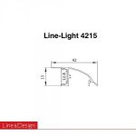 چراغ خطی قرنیزی مدل SPL-LINE LIGHT-4215